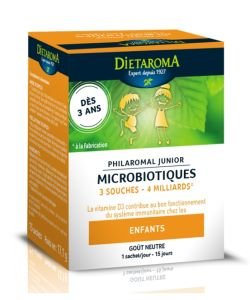 Philaromal junior - microbiotiques, 15 sachets